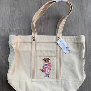 NEW WITH TAGS!! POLO BEAR PICNIC TOTE BAG!!